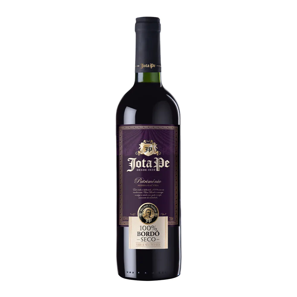 VINHO TINTO SECO 100% BORDO (750ML)-JOTA PE